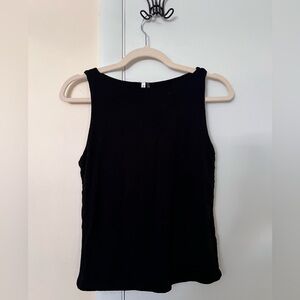 Black Sleeveless Women's Top